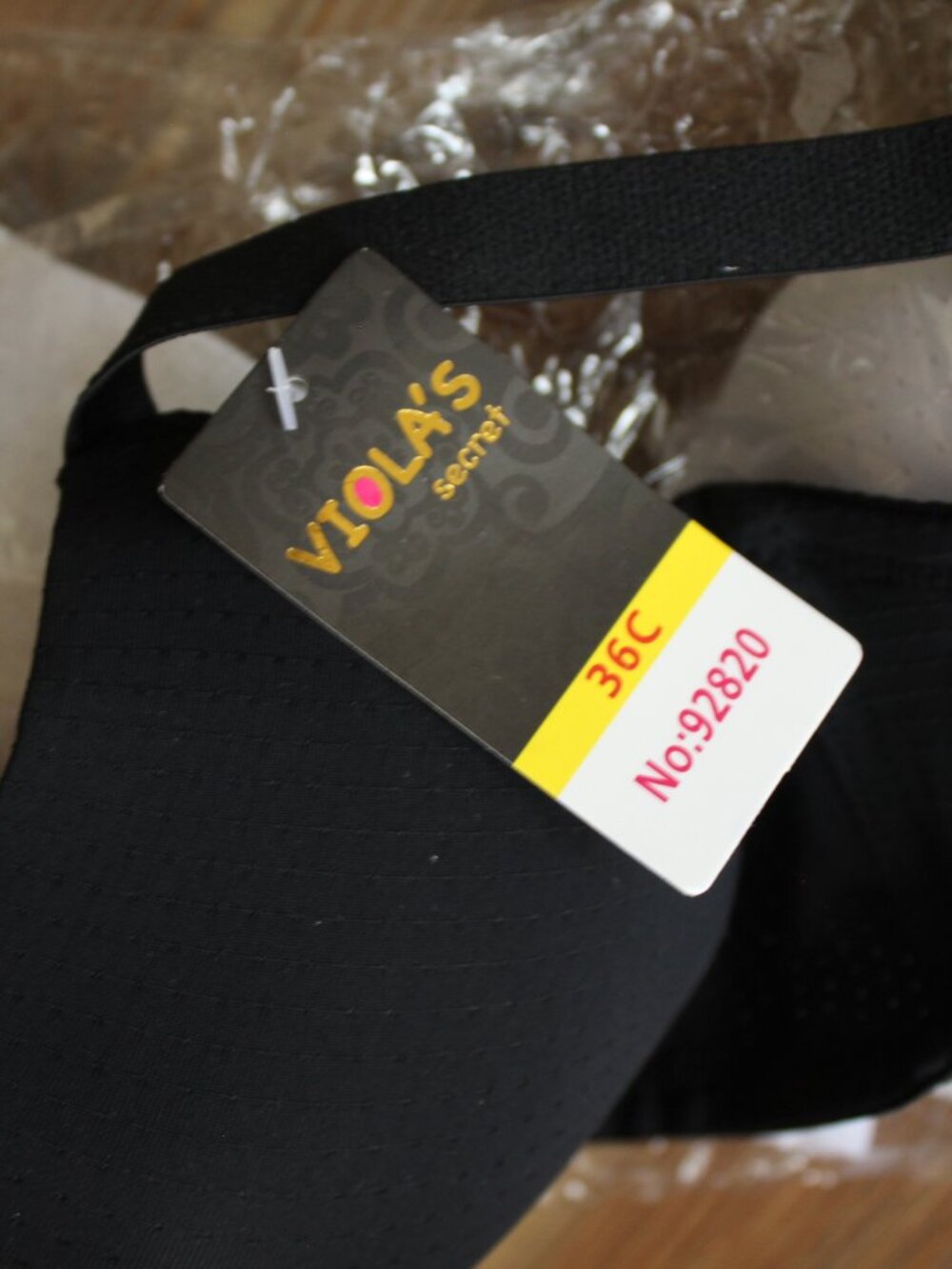 NWT Viola's Secret Gentle Push Up Underwire Bra Lot Set Of 2 BlackWhite Size 36C - Picture 2 of 6